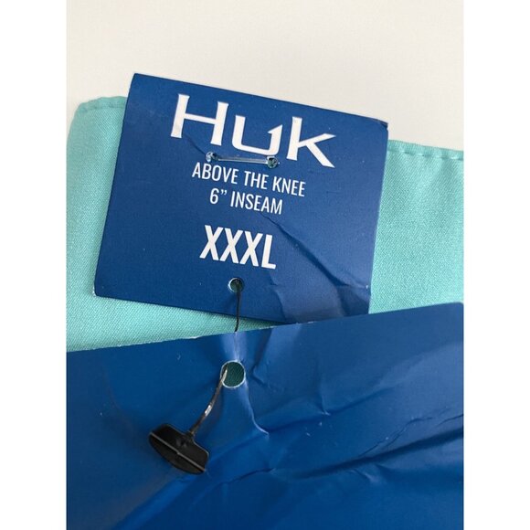 Huk Lowcountry 6" Performance Men’s XXXL Fishing Shorts Seafoam Green NWT Chino - Picture 7 of 16